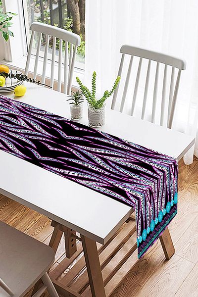 Realhomes Μοντέρνο Suede Runner με ψηφιακή εκτύπωση ειδικής σχεδίασης
