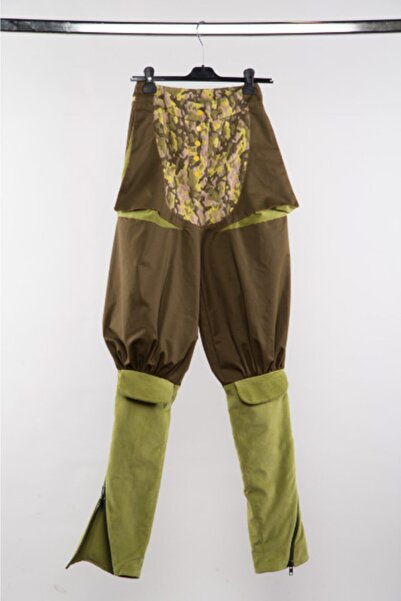 Futuristiklover Yeşil Kamuflaj Pantolon
