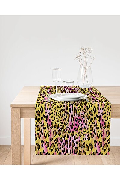Realhomes Trkač od suede sa digitalnim štampanim leopard uzorkom