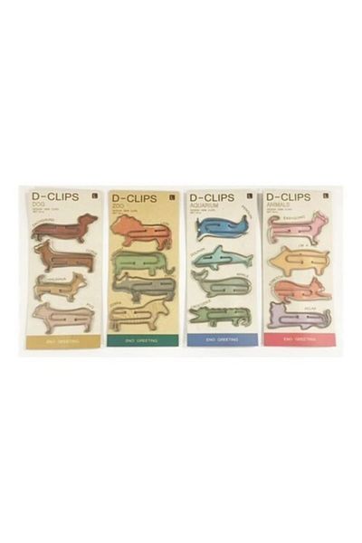 MUNIS Onr Eno D-clips Animal Shaped Paperclip Large