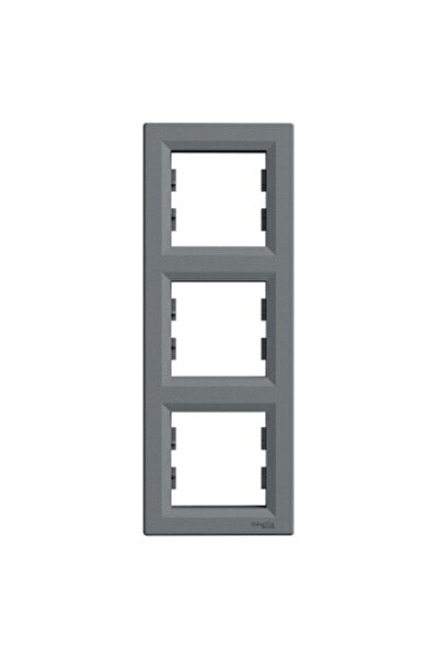 Schneider Electric Asfora Plus 3'lü Dikey Çerçeve Çelik