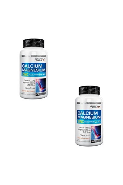 Bigjoy Sports Bigjoy Vitamins Calcium Magnesium Zinc Plus 100 Tablets 2x Adet