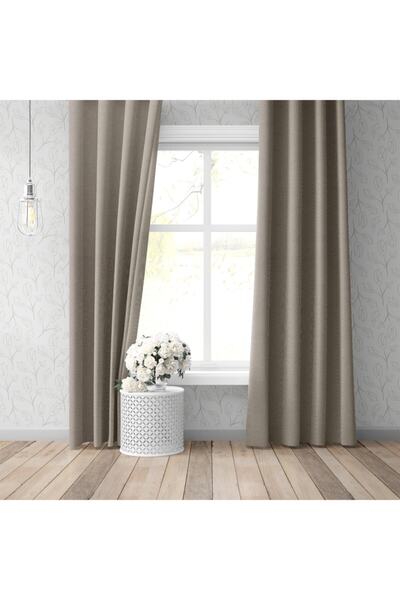 etshome Taş Rengi Blackout Perde 100x260