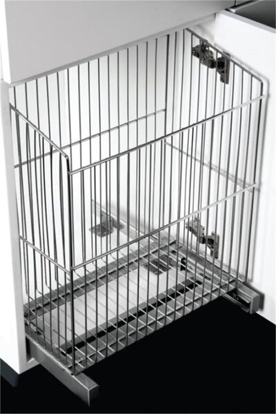 CMC Dolap Içi Alttan Raylı Çamaşır Sepeti 28x30x55 Cm