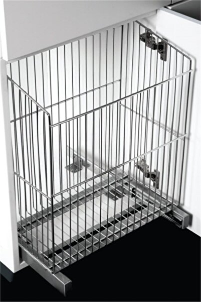 CMC Dolap Içi Alttan Raylı Çamaşır Sepeti 43x30x55 Cm