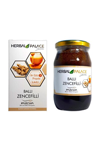 Herbal Palace Ballı Zencefilli Bitkisel Macun Karışım (arı Sütlü) 430 g