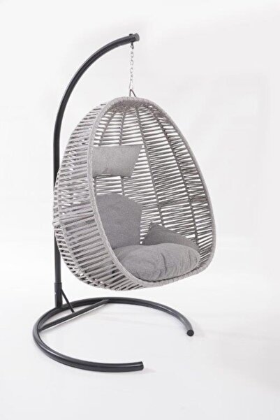 RAUDi Gri Bülbül Yuvası Tek Kişilik Salıncak