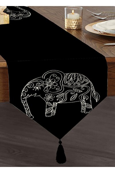 Realhomes الملونة الرجعية ماندالا الفيل نمط تصميم خاص معنقدة الشنيل مثلث عداء