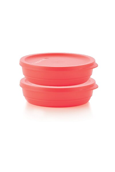 Tupperware Silindir Kap 200 Ml Pembe 2'li Set