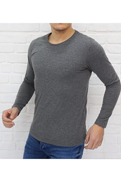 nacar çarşı Tricou cu mânecă lungă și guler rotund pentru bărbați