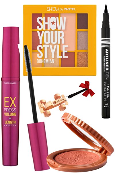 Pastel Show Your Style Far Bohemıan/hardal-artlıner Kalem 01- Bahar Allık 14-...