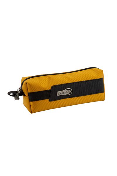 Kalemlig Xion Middle Imperteks Fabric Single Compartment Pen Bag Gold