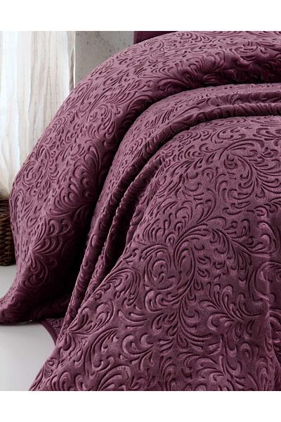 Elart Double Embos Blanket Plum