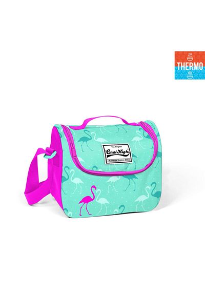 Coral High Set de 3 piese Adalinhome Kids Water Green cu geantă pentru rulote