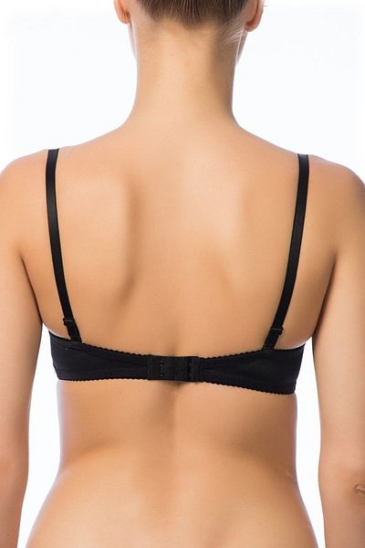 NBB Μαύρο Στράπλες Σουτιέν Microfiber - Χωρίς Γέμισμα 3510