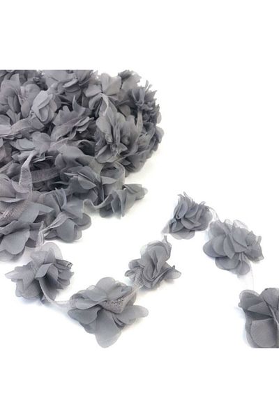 Aker Hediyelik Smoked Laser Rose 3m Laser Cut Rose Στολίδι Υλικό Συσκευασίας 36 τμχ Organza Fabric Τεχνητά Λουλούδια