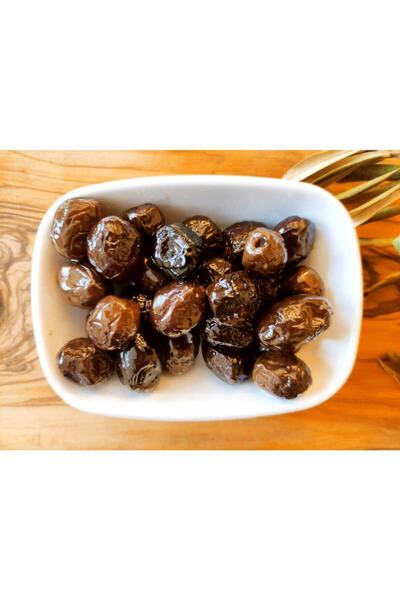 ÖZGÜN ZEYTİN & ZEYTİNYAĞI Doğal Fermante Salamura Siyah Zeytin Pet Kavanoz  Net 850 g