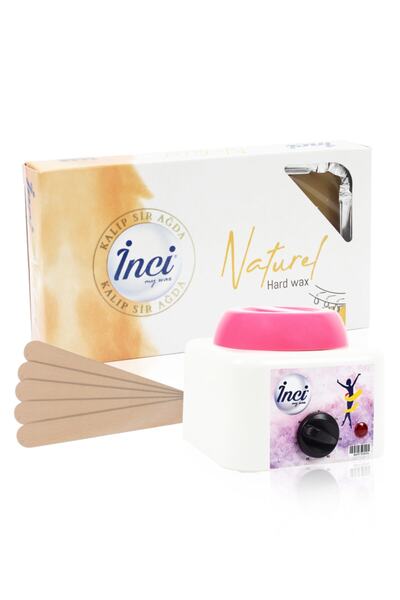 İnci Ağda Sert Tüyler İçin Naturel Kalıp Ağda ve Ağda Makinesi