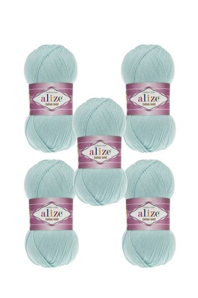 Alize Mint Cotton Gold 522 (ΣΥΣΚΕΥΗ 5 ΤΩΝ)