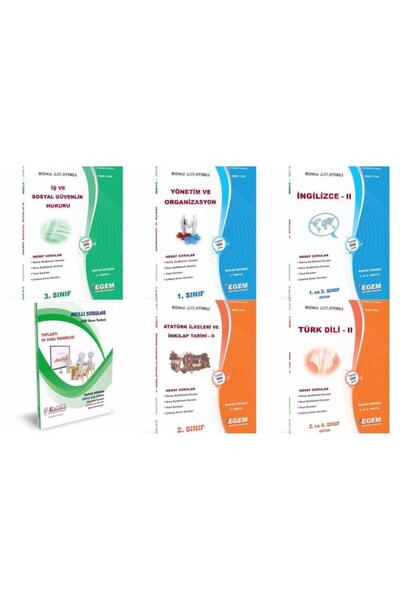 Egem Eğitim Yayınları Güncel ( Aöf) Insan Kaynakları Yönetimi 1 Ve 2.sınıf 2 ...