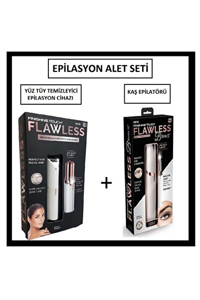 Flawless Yüz Tüy Epilatörü Ve Kaş Epilatörü Seti