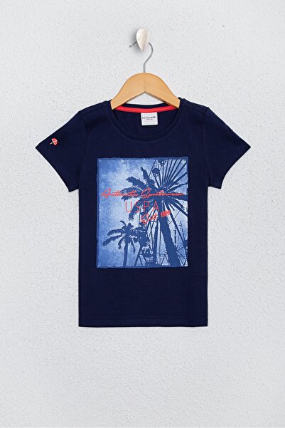 U.S. Polo Assn. Тъмносиня тениска за момче G083Sz011.000.1007655