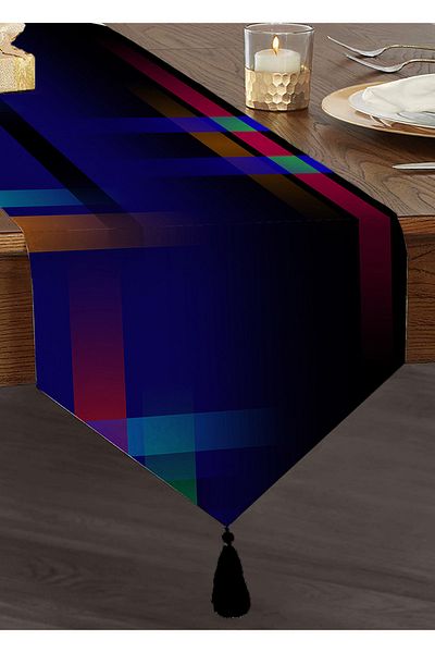 Realhomes Design personalizat, imprimat digital, cu smocuri moderne, șanț triunghi din chenille