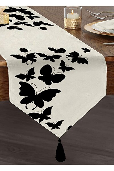 Realhomes الفراشة الحديثة الرقمية المطبوعة الزخرفية معنقدة الشنيل مثلث عداء