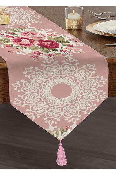 Realhomes تصميم مخصص الرقمية المطبوعة الزخرفية معنقدة الشنيل مثلث عداء