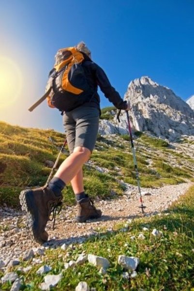 VİE ENDURANCE Unısex Siyah Nefes Alabilen Yürüyüş Çorabı