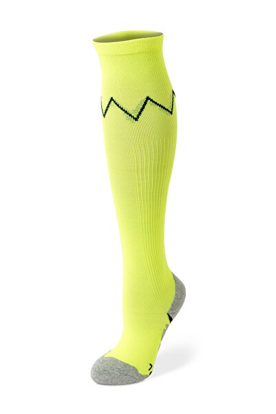 VİE ENDURANCE Unisex Sarı Kompresyon Basınçlı Destek Çorabı