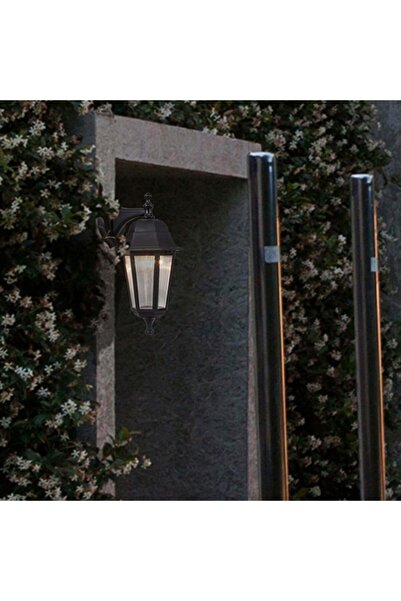 Modelight Optical Hexagon Inverted Sconce Black