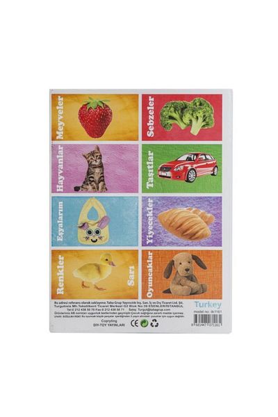 DIY Toys First 50 Words Baby Educational Toy Flash Cards