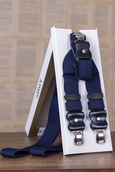 KASVA DERİ Original Leather Clip Patterned Trouser Strap