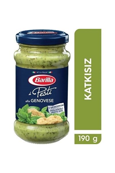 Barilla Pesto Fesleğen+fıstıklı Sos- Genoves 190 G 6 Adet