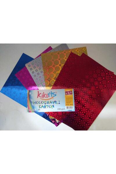 kikarts كرتونة كيكا الهولوغرام 10 قطع A4