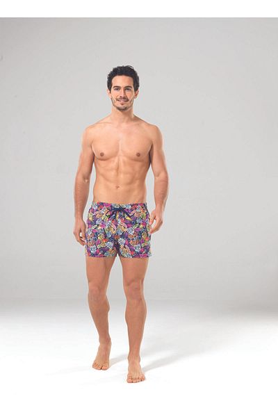 Mens top metallic swimwear