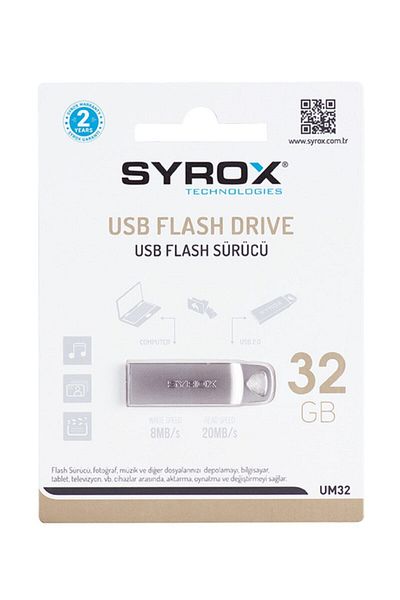 Syrox 32 GB Metal 2 USB Memory Syx-um32