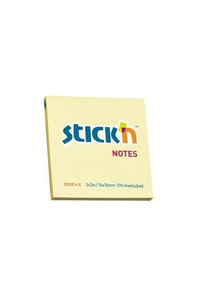 Gıpta Stickn 76x76 400 Sheets Pastel Yellow Note Paper