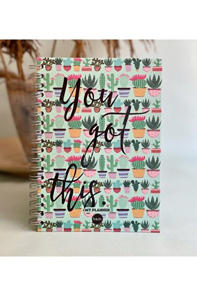 Genel Markalar Kaktüs Tasarımlı Konuşan Ajanda