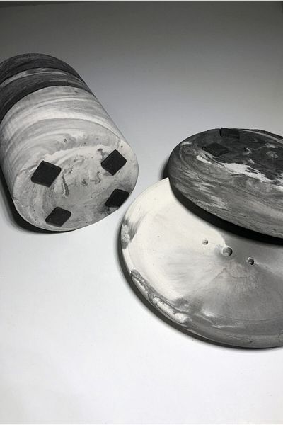 RocArt Home Σετ θήκης σαπουνιού Armonia Concrete