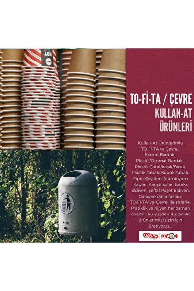 TO-Fİ-TA toptanfiyattarifesi Düz Pipet 100'lü