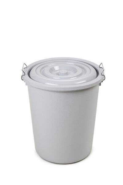 Bora Plastik 47 Litre Yuvarlak Çöp Kovası Büyük - Bo254