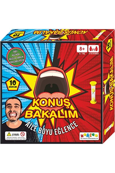 Zekice Konuş Bakalım Oyunu Söyle Bakalım Oyunu Bol Kahkahalı Kutu Oyunu Kum S...