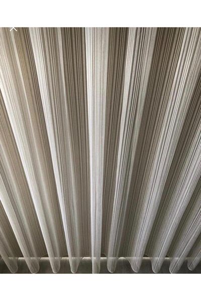 Brillant Striped Tulle New Model Tulle Curtain