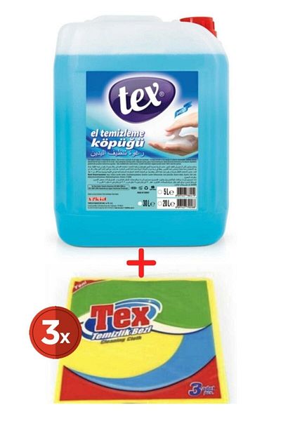 Tex Foaming Hand Soap 5 Kg (Cleaning Cloth Gift)