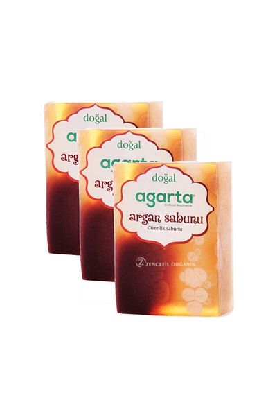 Agarta Argan Oil Soap Natural 150 gr 3 Pieces