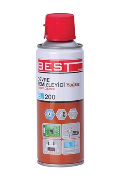 Best El200 Yağsız Elektronik Devre Temizleyici Sprey 200 Ml