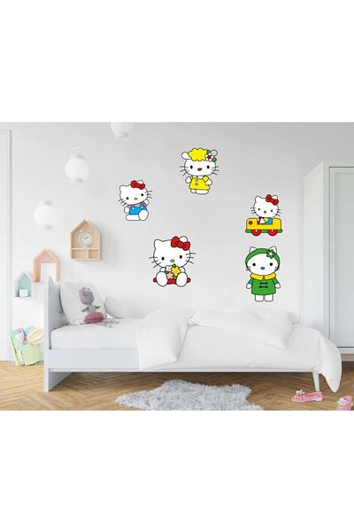 Sepet Yıldızı Autocolant decorativ de perete Hello Kitty