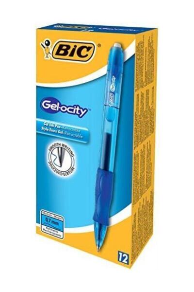Bic Gelocity Original Jel Kalem Mavi 12`li Kutu